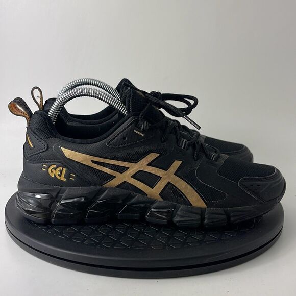 Asics Gel-Quantum 180 Black Gold Running Shoes 1202A296 Women’s Size 7.5 - Picture 4 of 12